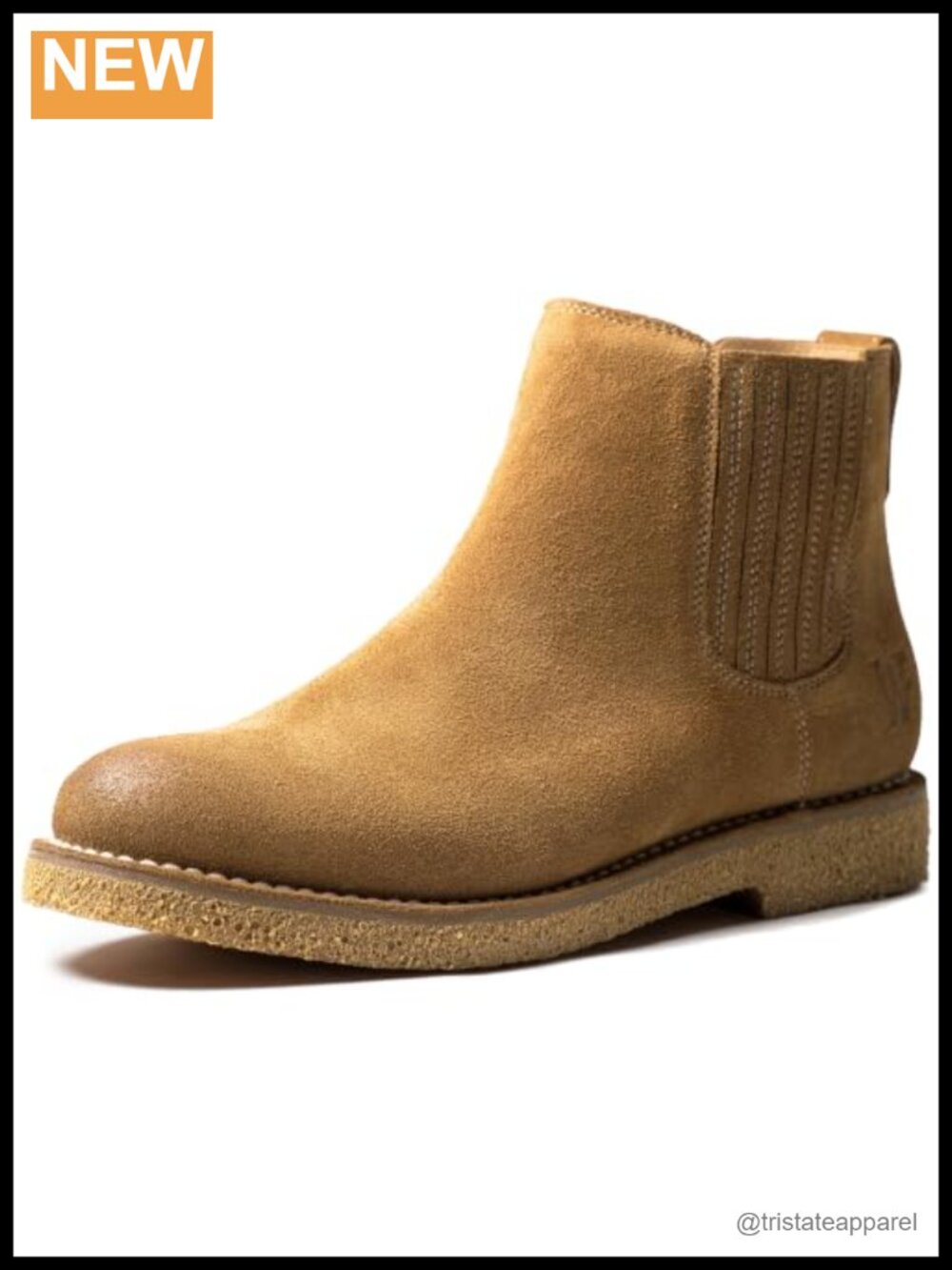Men's Suede Leather Chelsea Casual Ankle Boots Lightweight